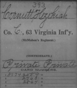 U.S., Confederate Soldiers Compiled Service Records, 1861-1865